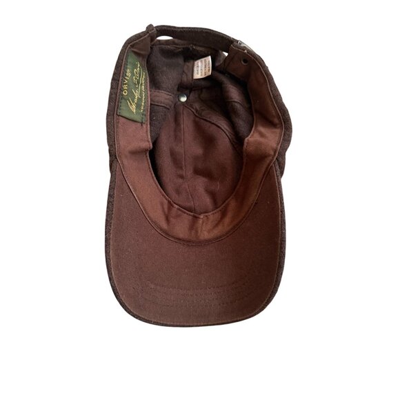 ORVIS Signature Collection Brown Fly Fishing Lure Embroidered Wool Blend Basebal - Picture 5 of 8